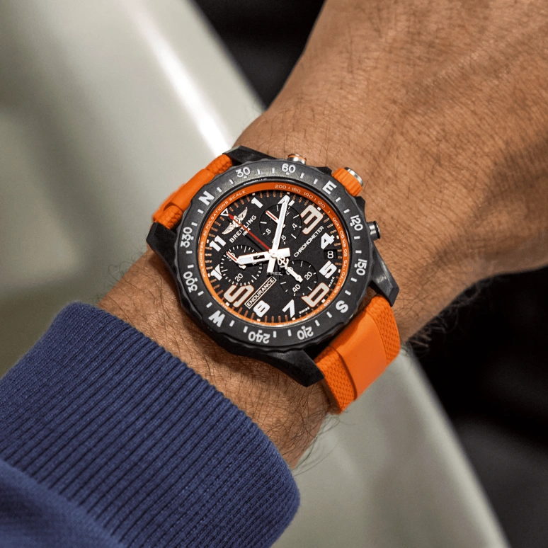 Breitling,Endurance Pro 44mm,44mm,Titaplast,Black,Quartz,Chronograph,Day,X82310A51B1S2