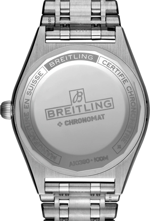 Breitling,Chronomat 36mm,36mm,Stainless Steel,Green,Automatic,Chronograph,Day,A10380591L1A1