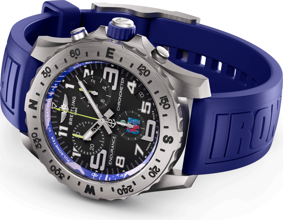 Breitling,Endurance Pro 44mm,44mm,Titanium,Black,Purple,Quartz,Foudroyante,Day,E823104A1M1S1
