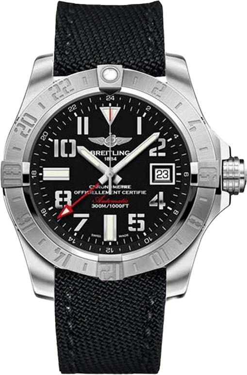 Breitling,Avenger 43mm,43mm,Stainless Steel,Black,Automatic,A3239011,A3239011/BC34/103W