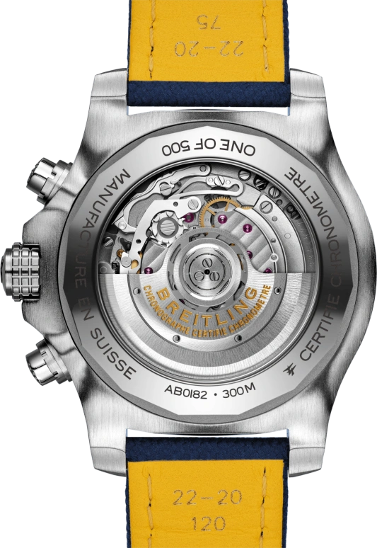 Breitling,Avenger 45mm,45mm,Stainless Steel,Blue,Automatic,Chronograph,Date,Column Wheel,AB01821A1C1X1