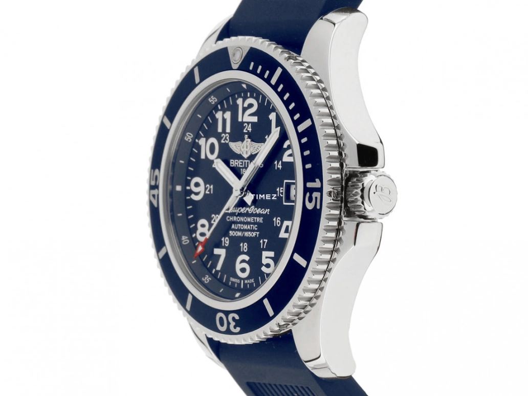 Breitling,Superocean 42mm,42mm,Stainless Steel,Blue,Automatic,Day,Round,A17365D1,A17365D1/C915/148S/A18S.1