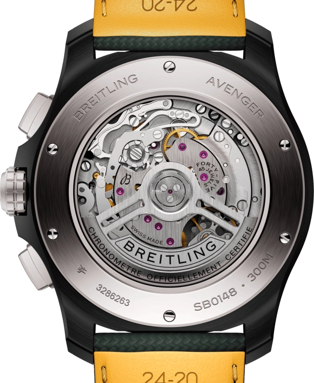 Breitling,Avenger 46mm,46mm,Ceramic,Black,Automatic,Chronograph,Day,SB0148101B1X1