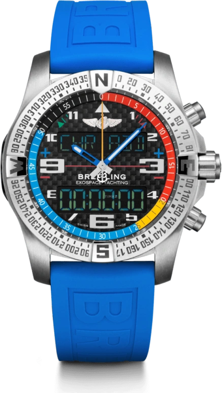 Breitling,Exospace 46mm,46mm,Titanium,Black,Quartz,Countdown,Chronograph,Perpetual Calendar,Month,In-house Caliber,Sapphire,Crystal Glass,EB5512221B1S1
