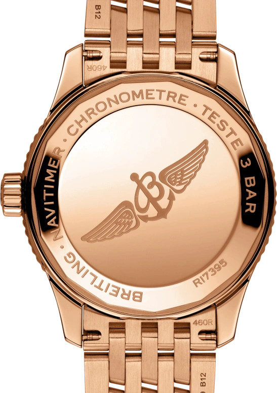 Breitling,Navitimer 35mm,35mm,Red Gold,White,Automatic,38hours,In-house Caliber,R17395211A1R1