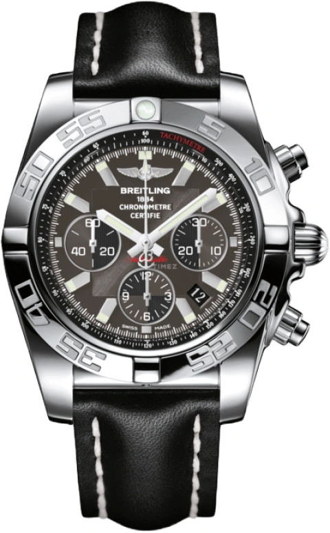 Breitling,Chronomat 44mm,44mm,Stainless Steel,Grey,Automatic,Chronograph,Day,Column Wheel,AB011012,AB011012/M524/435X