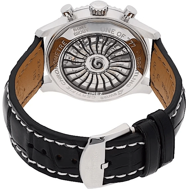 Breitling,Aviatior 8 43mm,43mm,Stainless Steel,Black,Automatic,Chronograph,Day,AB01191A1B1P1