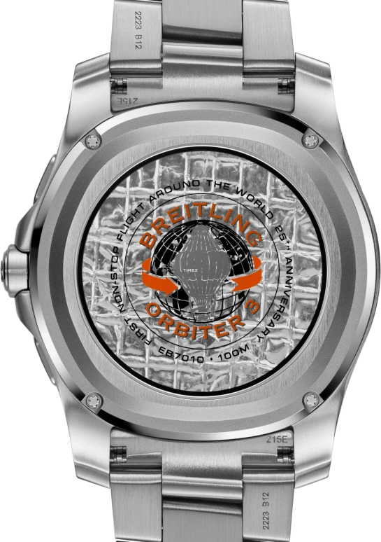 Breitling,Aerospace 43mm,43mm,Titanium,Orange,Quartz,Date,Day,Flyback,EB70101A1O1E1