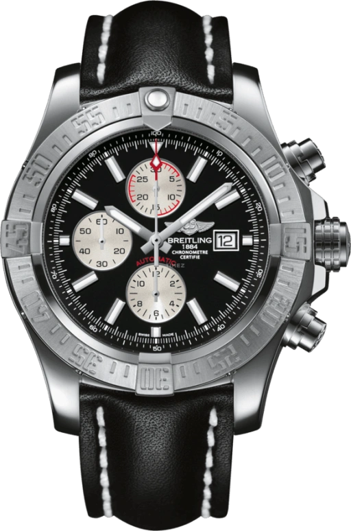 Breitling,Avenger 48mm,48mm,Stainless Steel,Black,Automatic,Chronograph,Date,Compass,A1337111,A1337111/BC29/441X/A20BA.1