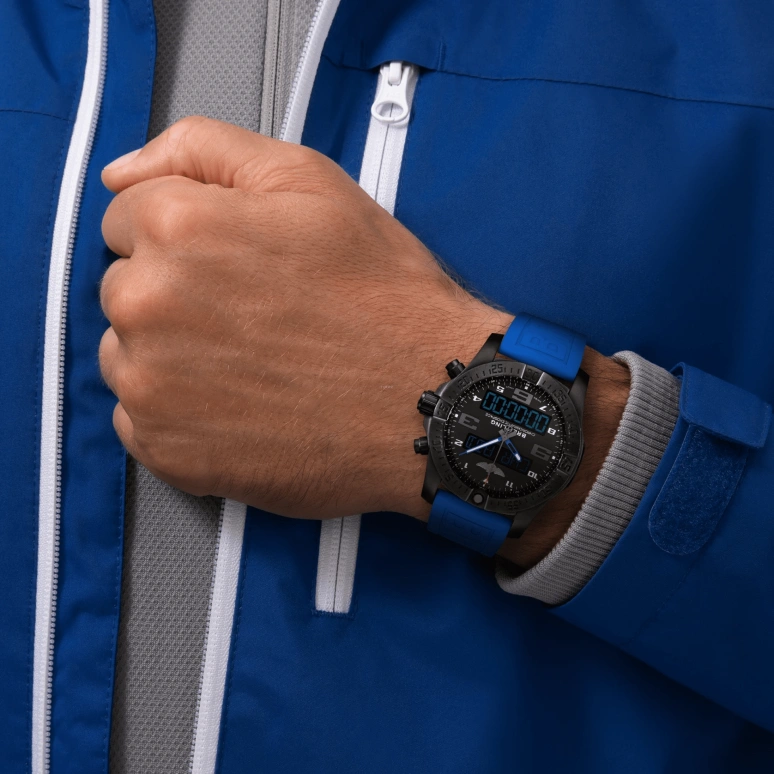 Breitling,Exospace 46mm,46mm,Titanium,Black,Quartz,Countdown,Chronograph,Perpetual Calendar,Month,In-house Caliber,Sapphire,Crystal Glass,VB5510H21B1S1