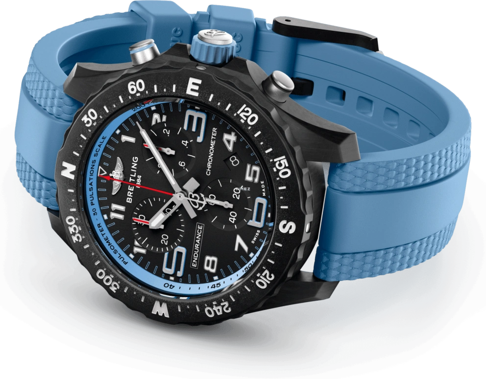Breitling,Endurance Pro 38mm,38mm,Titaplast,Black,Quartz,Chronograph,Day,X83310281B1S1
