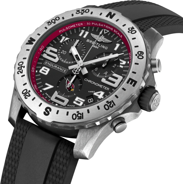 Breitling,Endurance Pro 44mm,44mm,Titanium,Black,Quartz,Chronograph,Day,E823106A1BOS1