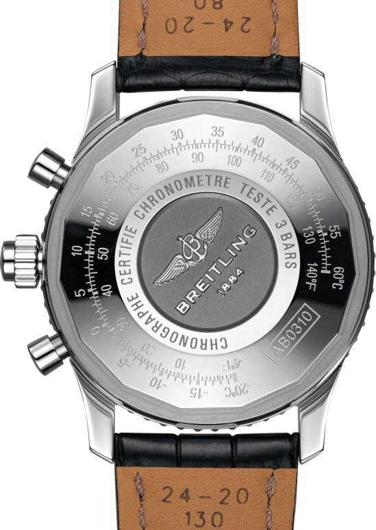 Breitling,Navitimer 45mm,45mm,Stainless Steel,Silver,Automatic,Chronograph,Day,Rattrapante,AB0310211G1P2
