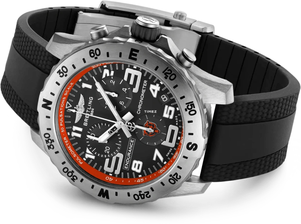 Breitling,Endurance Pro 44mm,44mm,Titanium,Black,Quartz,Chronograph,Day,E823106A1BVS1