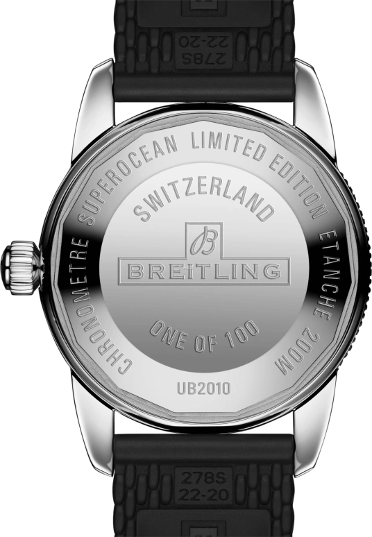 Breitling,Superocean Heritage 42mm,42mm,Red Gold,Stainless Steel,Grey,Automatic,Day,70hours,UB20102A1B1S1
