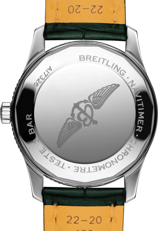 Breitling,Navitimer 41mm,41mm,Stainless Steel,Green,Automatic,Chronograph,Date,Anti-magnetic,A17326361L1P1