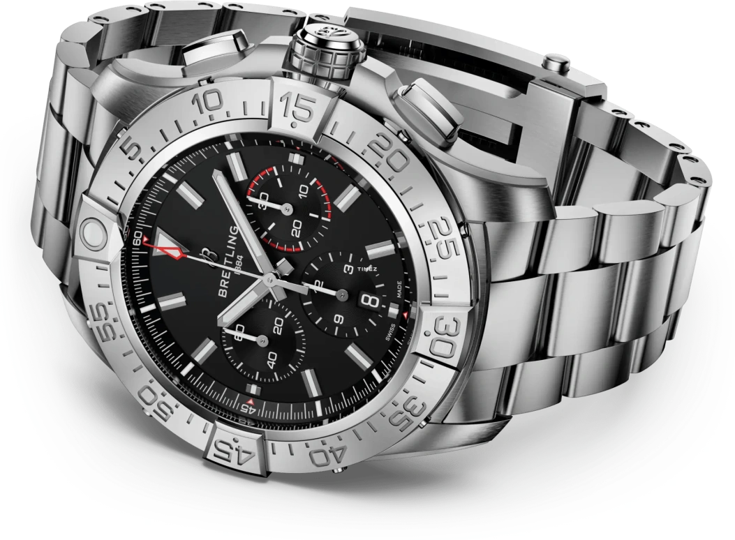 Breitling,Avenger 46mm,46mm,Titanium,Black,Automatic,Chronograph,Day,EB0148101B1E1