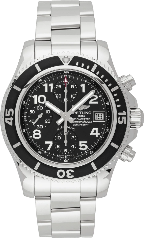 Breitling,Superocean 42mm,42mm,Stainless Steel,Black,Automatic,A13311C9,A13311C9/BE93/161A