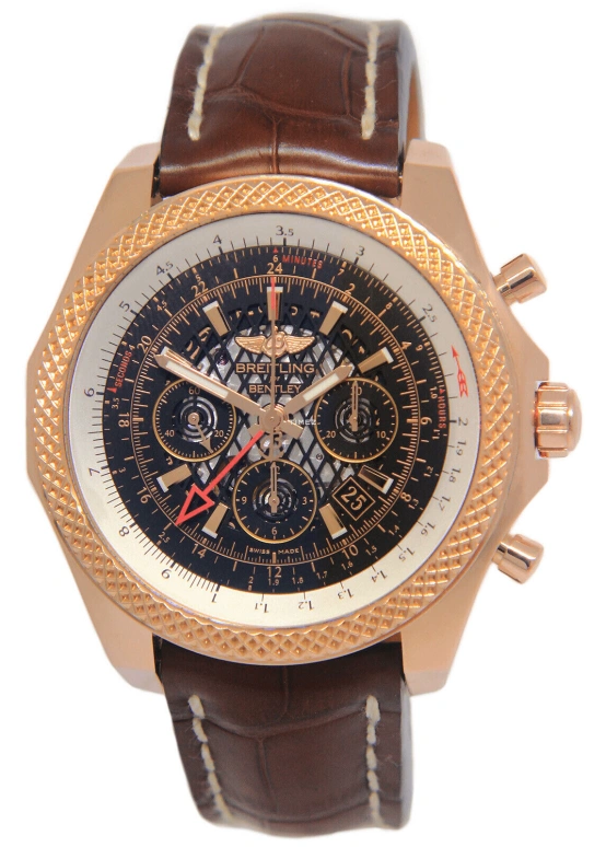 Breitling,Breitling for Bentley 49mm,49mm,Rose Gold,Black,Automatic,Chronograph,Day,Dule Time,RB043112,RB043112/BC70/761P