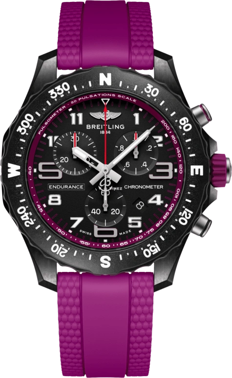 Breitling,Endurance Pro 38mm,38mm,Titaplast,Black,Quartz,Chronograph,Day,X83310F61B1S1