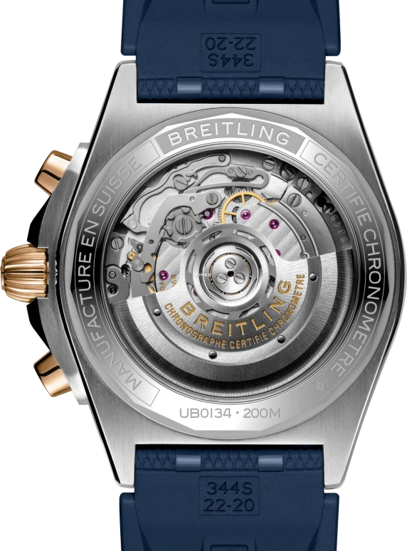 Breitling,Chronomat 42mm,42mm,Stainless Steel,Blue,Automatic,Chronograph,Day,UB0134101C1S1