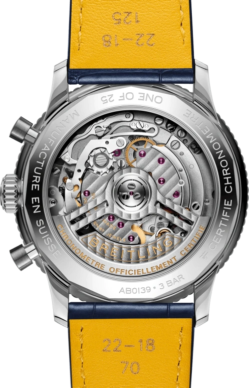 Breitling,Navitimer 41mm,41mm,Stainless Steel,Blue,Automatic,Chronograph,Day,AB01396A1C1P1