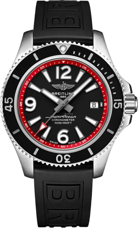 Breitling,Superocean 42mm,42mm,Stainless Steel,Black,Automatic,Chronograph,Date,Anti-magnetic,A17366D71B2S1