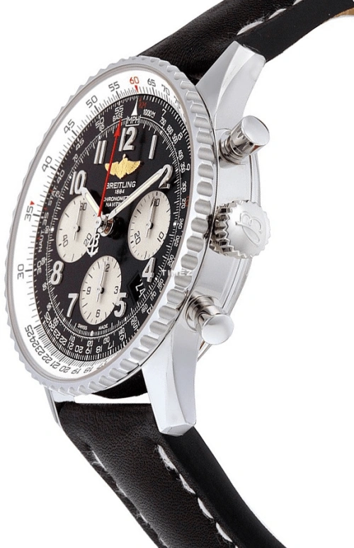 Breitling,Navitimer 43mm,43mm,Stainless Steel,Black,Silver,Automatic,Chronograph,Day,AB012012,AB012012/BB02/435X/A20BA.1