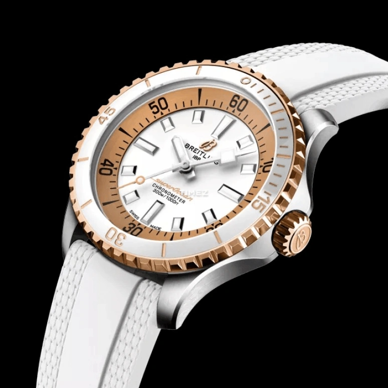 Breitling,Superocean 36mm,36mm,Stainless Steel,White,Automatic,Sapphire,Crystal Glass,Round,U173771A1A1S1