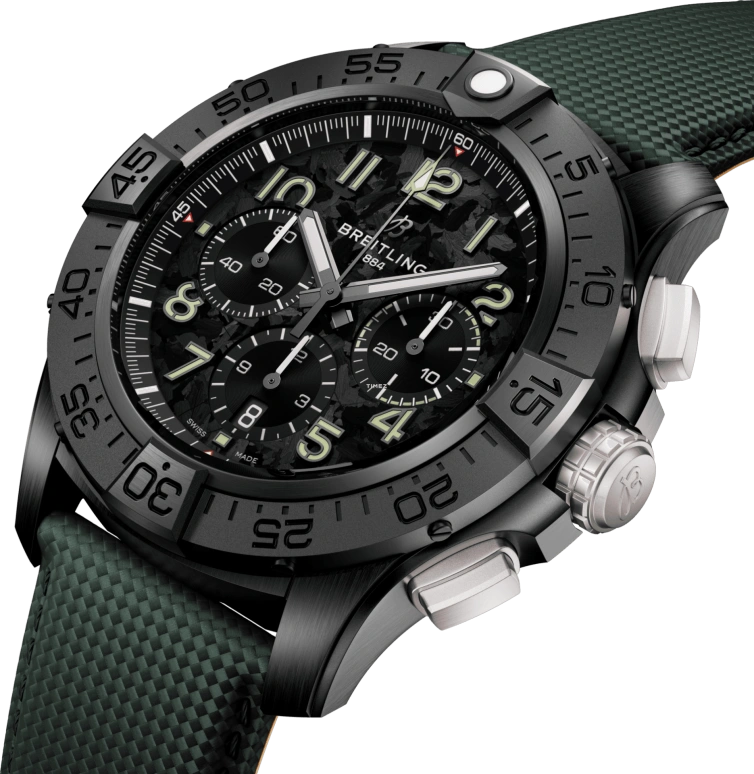 Breitling,Avenger 46mm,46mm,Ceramic,Black,Automatic,Chronograph,Day,SB0148101B1X1