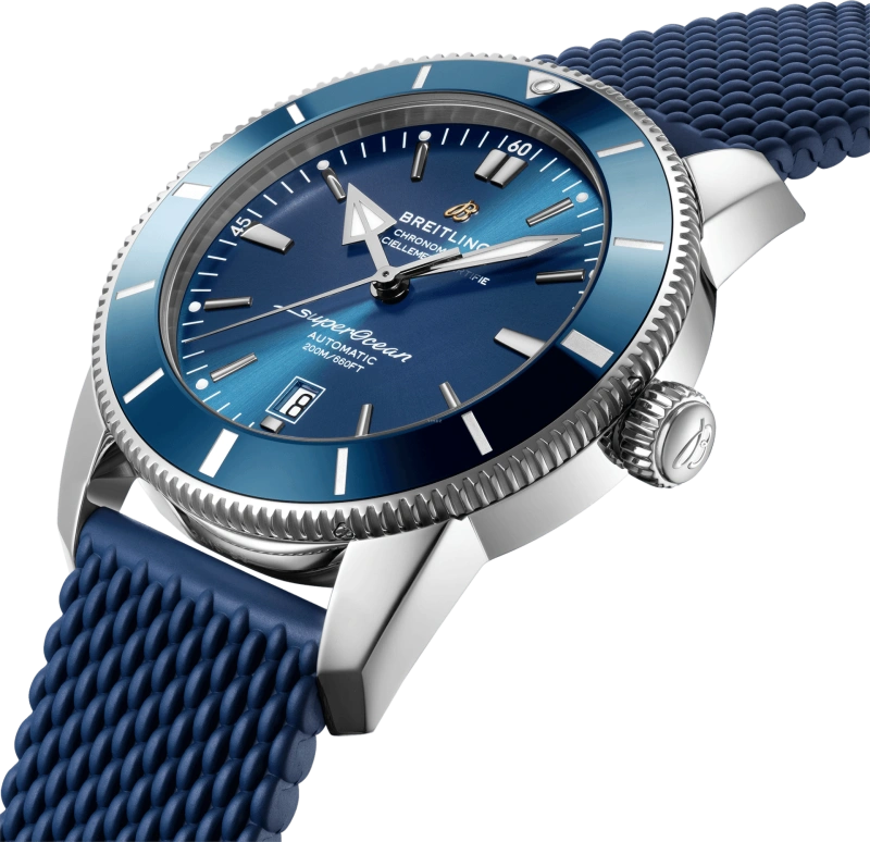 Breitling,Superocean Heritage 46mm,46mm,Stainless Steel,Blue,Automatic,Day,70hours,AB2020161C1S1