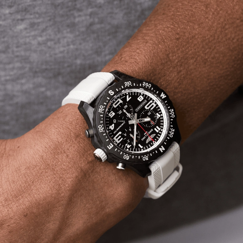 Breitling,Endurance Pro 38mm,38mm,Titaplast,Black,Quartz,Chronograph,Day,X83310A71B1S1