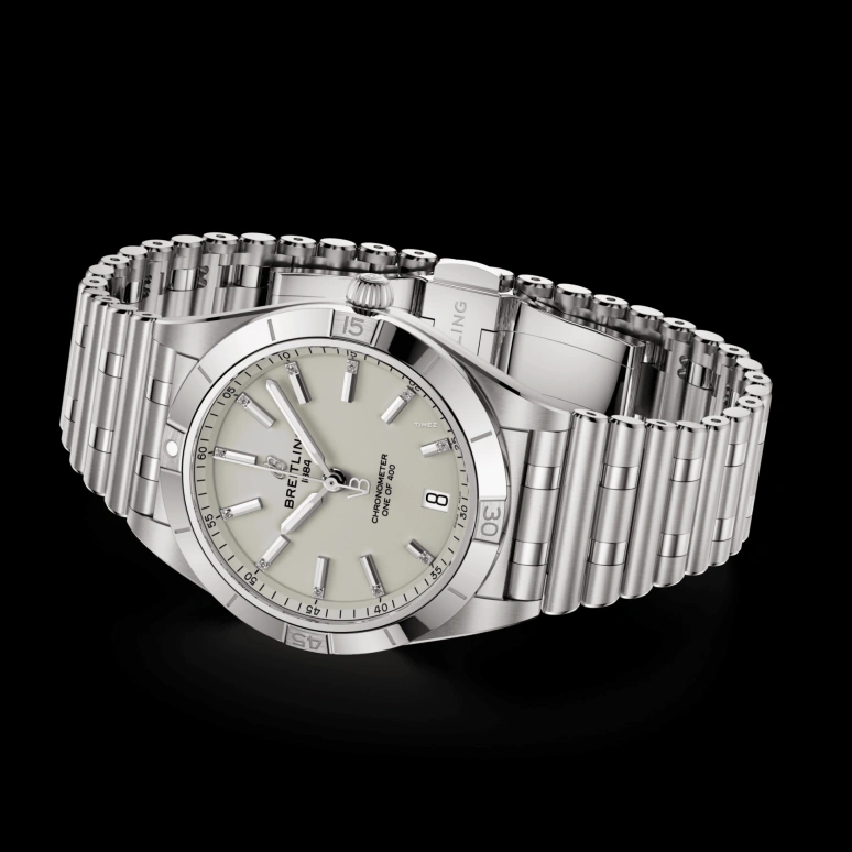 Breitling,Chronomat 36mm,36mm,Stainless Steel,Grey,Automatic,Day,Crystal Glass,Sapphire,A103801A1G1A1