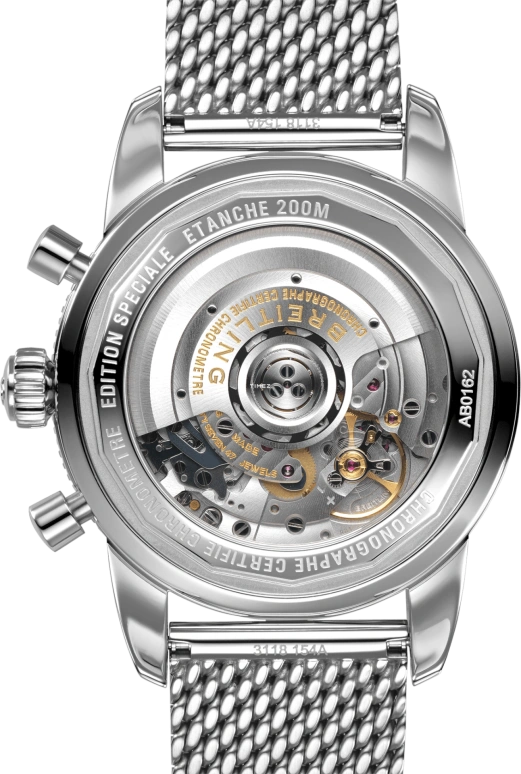 Breitling,Superocean Heritage 44mm,44mm,Stainless Steel,Black,Automatic,Chronograph,Day,AB0162121B1A1