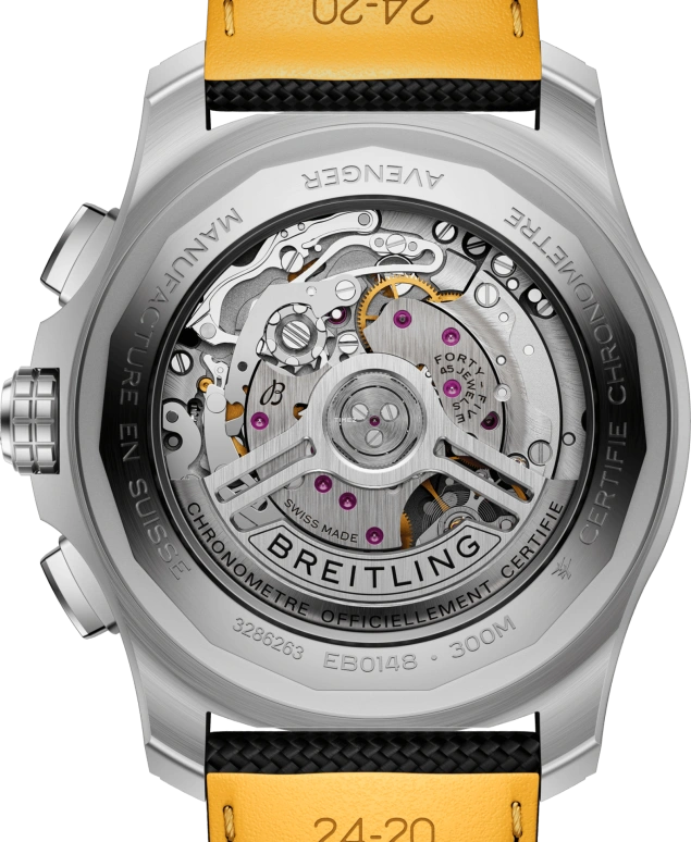 Breitling,Avenger 46mm,46mm,Titanium,Black,Automatic,Chronograph,Day,EB0148101B1X1