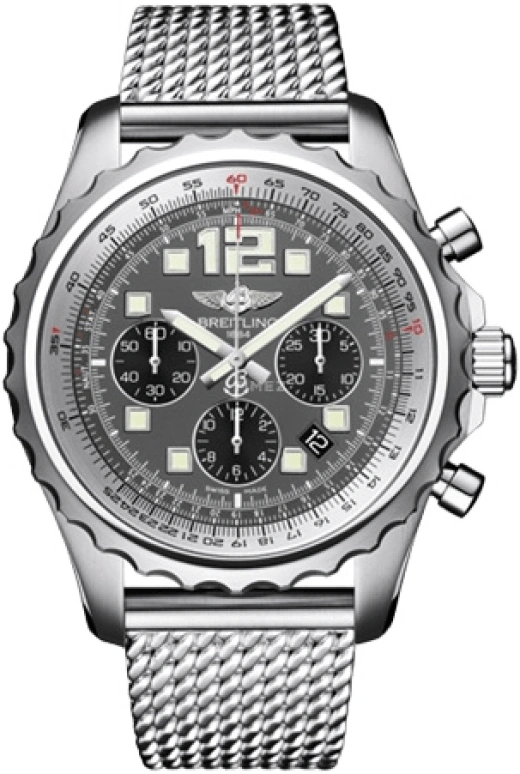 Breitling,Chronospace 46mm,46mm,Stainless Steel,Grey,Automatic,Chronograph,Day,A2336035,A2336035/F555/150A