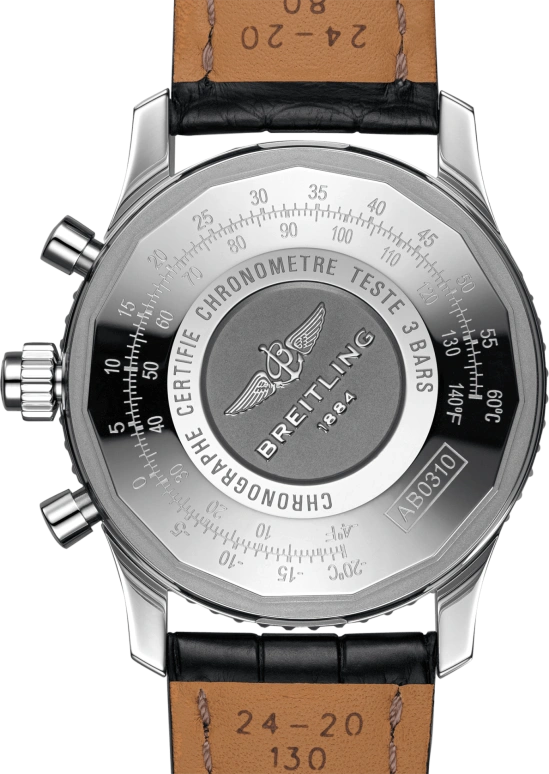 Breitling,Navitimer 45mm,45mm,Stainless Steel,White,Black,Automatic,Chronograph,Day,Rattrapante,AB0311211G1P1