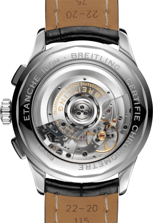 Breitling,Premier 42mm,42mm,Stainless Steel,Grey,Black,Automatic,Chronograph,Day,AB0118221B1P1