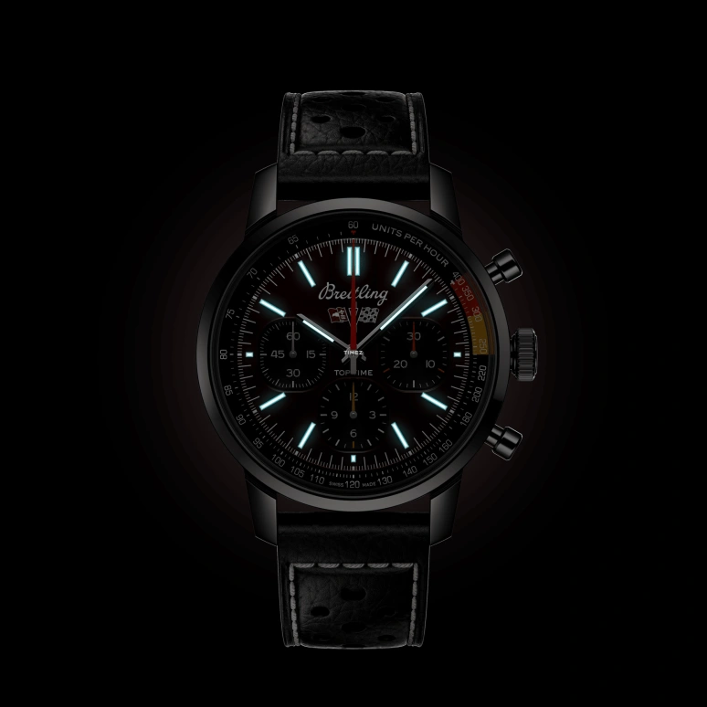 Breitling,Top Time 41mm,41mm,Stainless Steel,Red,Automatic,Chronograph,Sapphire,Crystal Glass,AB01761A1K1X1