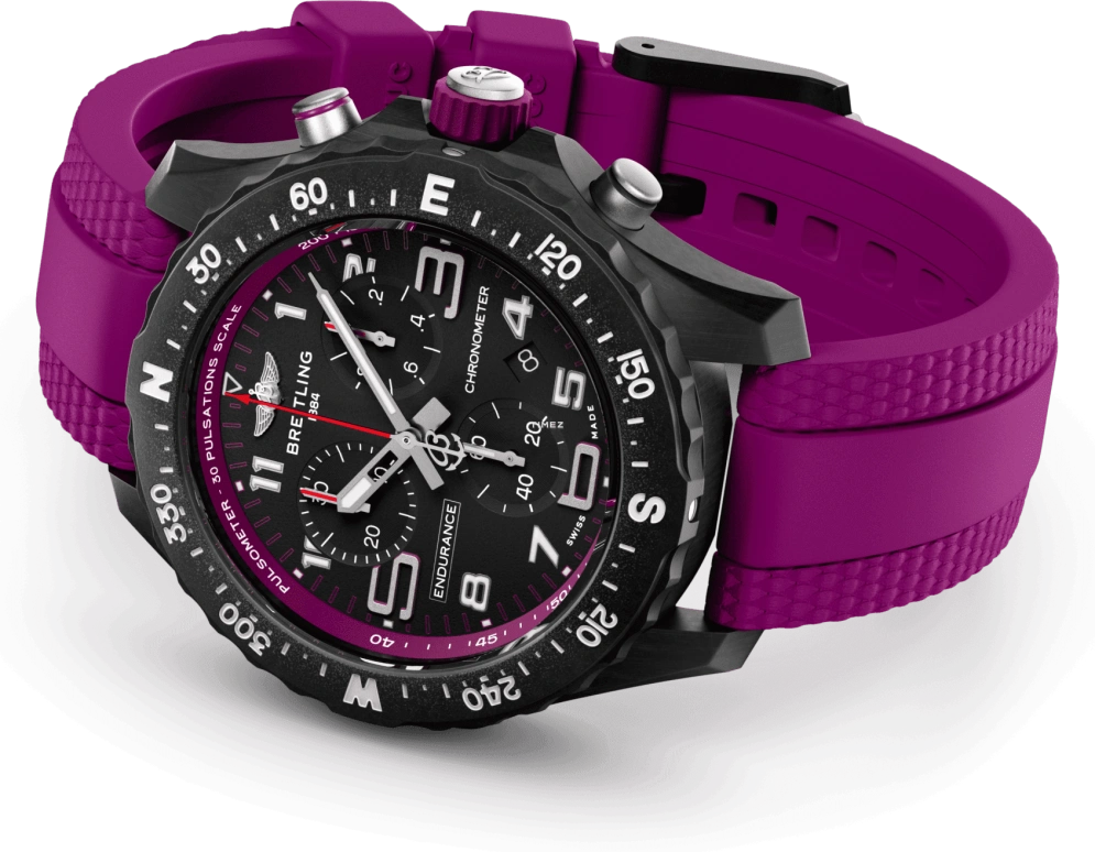 Breitling,Endurance Pro 38mm,38mm,Titaplast,Black,Quartz,Chronograph,Day,X83310F61B1S1