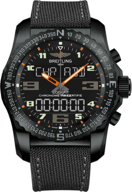 Breitling,Professional 46mm,46mm,Titanium Gold,Black,Quartz,In-house Caliber,Sapphire,Crystal Glass,VB5010A5,VB5010A5.BD41.100W.M20BASA.1