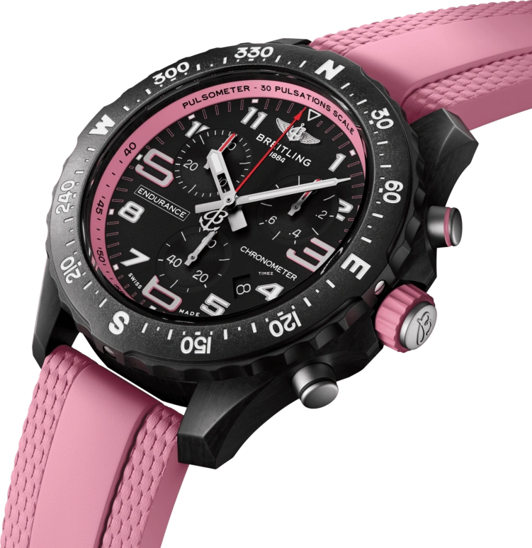 Breitling,Endurance Pro 38mm,38mm,Titaplast,Black,Quartz,Chronograph,Day,X83310D41B1S1