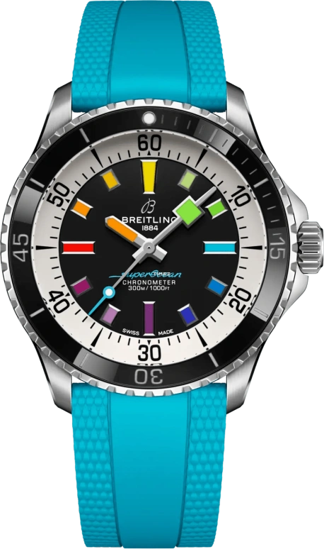Breitling,Superocean 42mm,42mm,Stainless Steel,Black,White,Automatic,40hours,In-house Caliber,A17375211B2S1