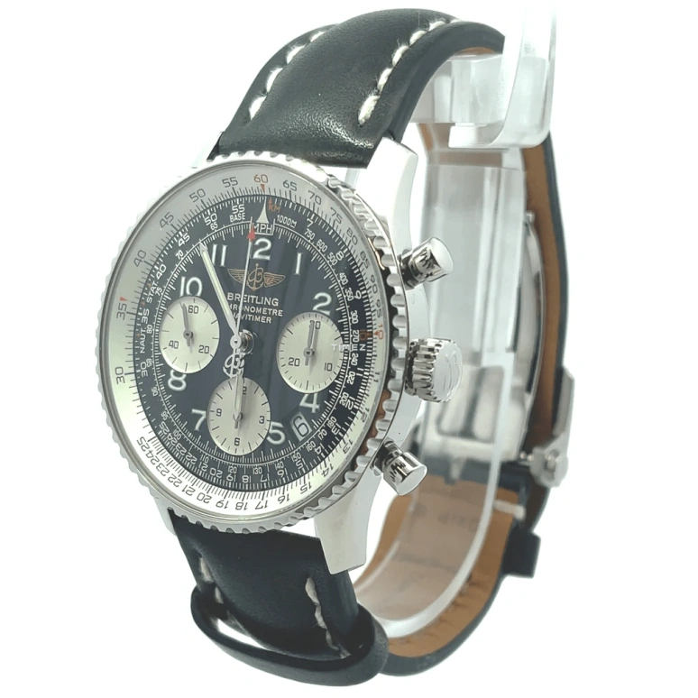 Breitling,Navitimer 41.80mm,41.80mm,Stainless Steel,Black,Automatic,Chronograph,Day,A2332212,A2332212/B637