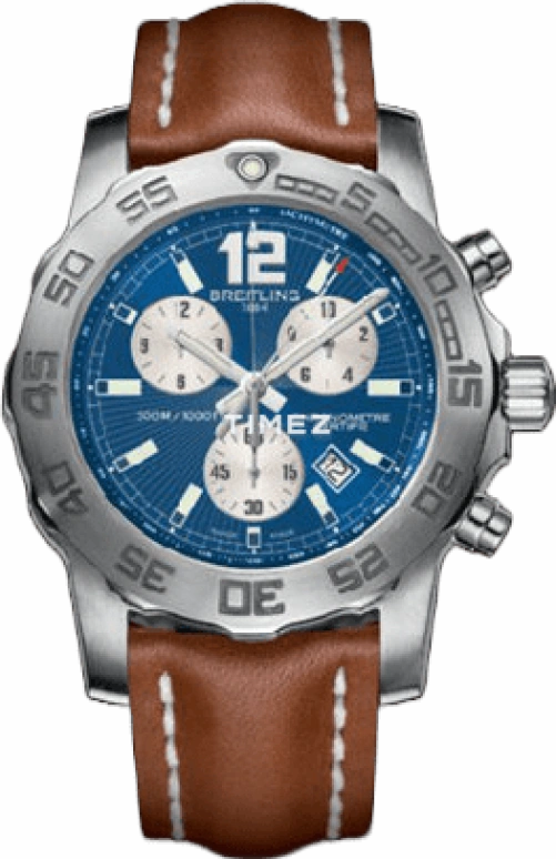 Breitling,Superocean 44mm,44mm,Stainless Steel,Blue,Quartz,In-house Caliber,Sapphire,Crystal Glass,A7338710,A7338710.C848.433X.A20BASA.1