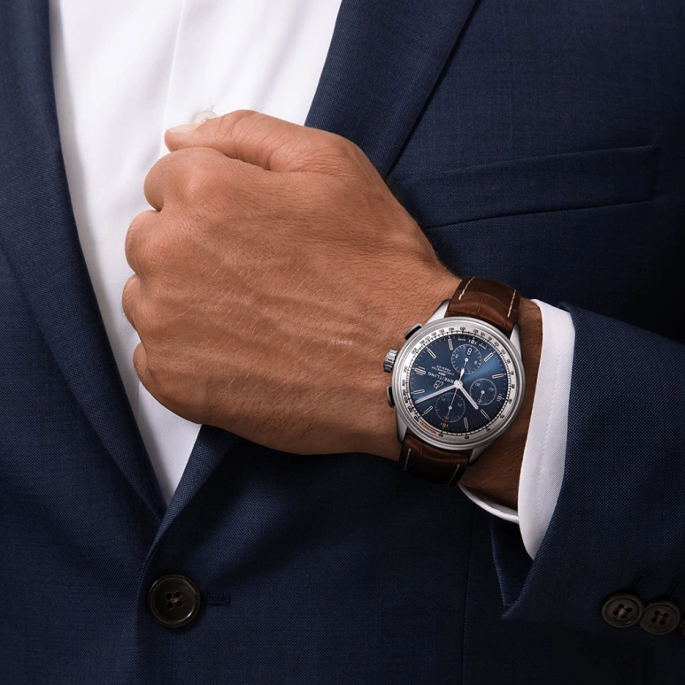 Breitling,Premier 42mm,42mm,Stainless Steel,Blue,Automatic,Chronograph,Date,Compass,A13315351C1P1