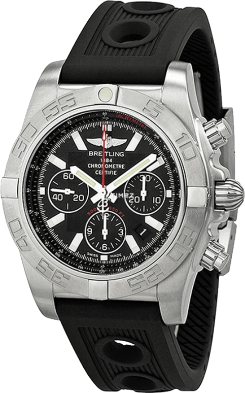 Breitling,Chrono-Matic 44mm,44mm,Stainless Steel,Black,Automatic,Chronograph,Day,AB011010,AB011010-BB08-200S-A20D.4