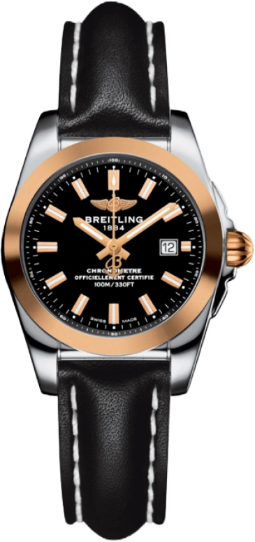 Breitling,Galactic 29mm,29mm,Stainless Steel,Black,Quartz,Day,In-house Caliber,C7234812,C7234812/BF32/477X/A12BA.1