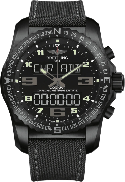 Breitling,Professional 46mm,46mm,Titanium Gold,Black,Quartz,In-house Caliber,Sapphire,Crystal Glass,VB501022,VB501022.BD41.100W.M20BASA.1