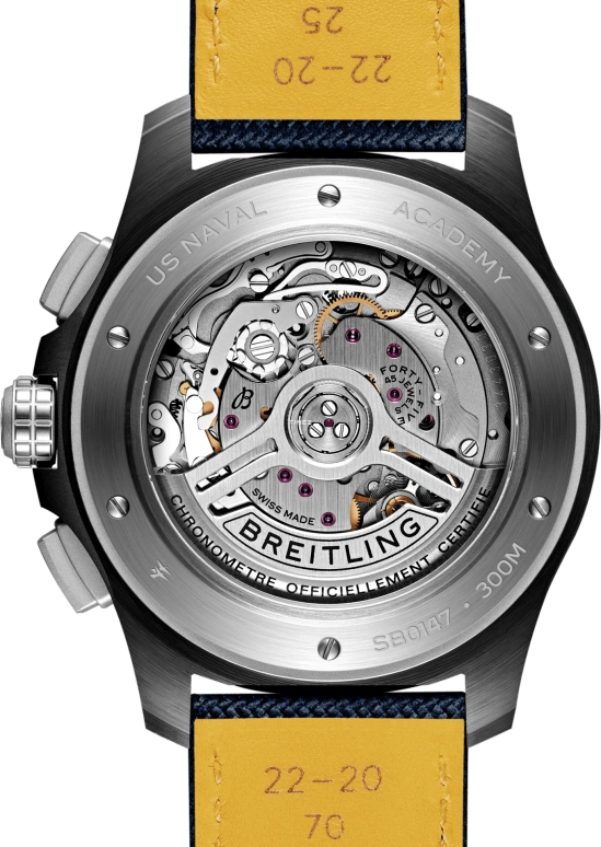 Breitling,Avenger 44mm,44mm,Titanium,Blue,Automatic,Chronograph,Day,SB01474A1C1X1